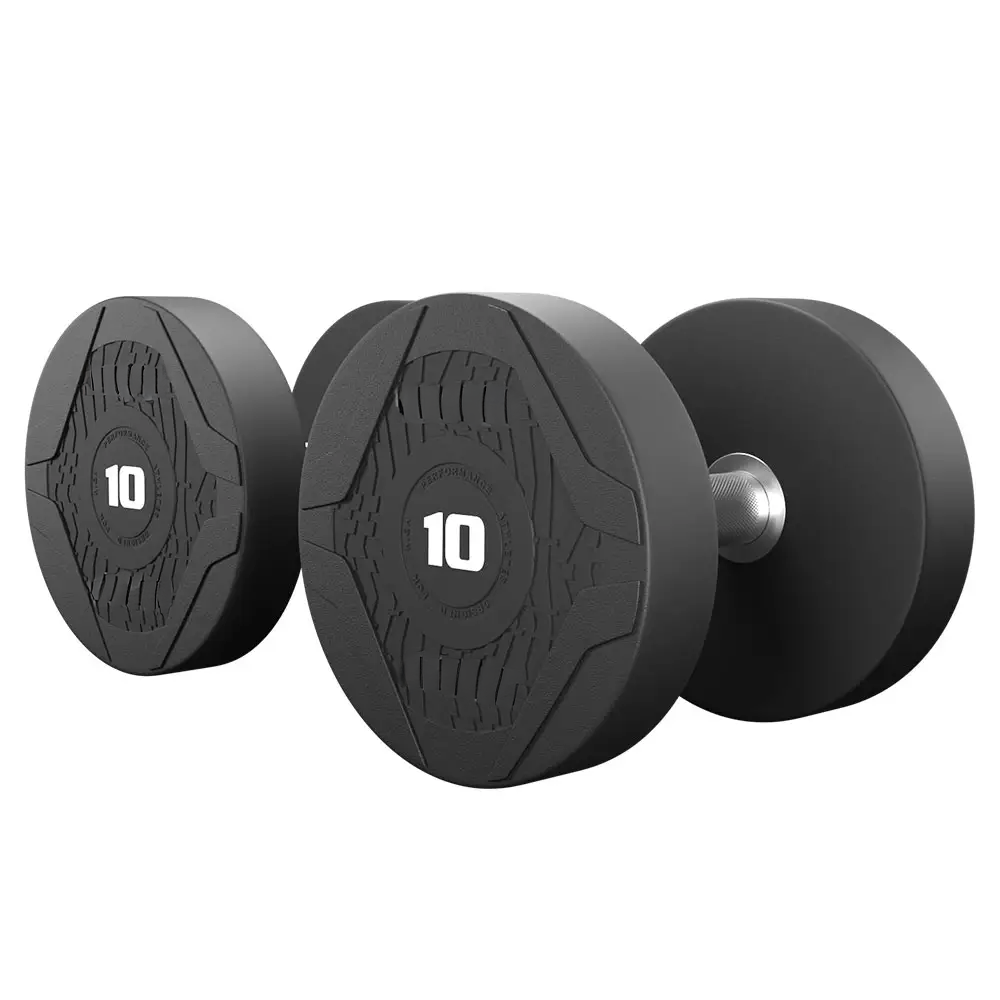 DFX Rubber Round Dumbbell - Afbeelding 1