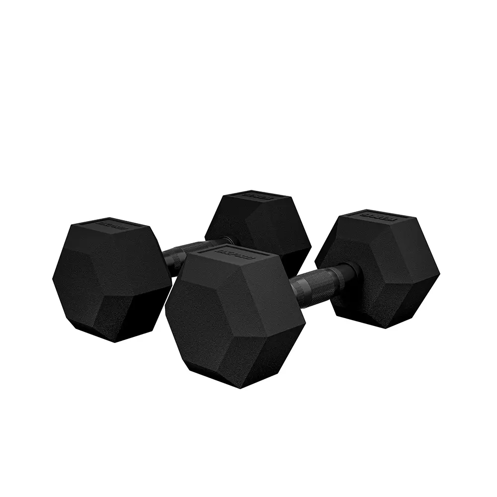 DFX Hex Rubber Coated Dumbbell - Afbeelding 1