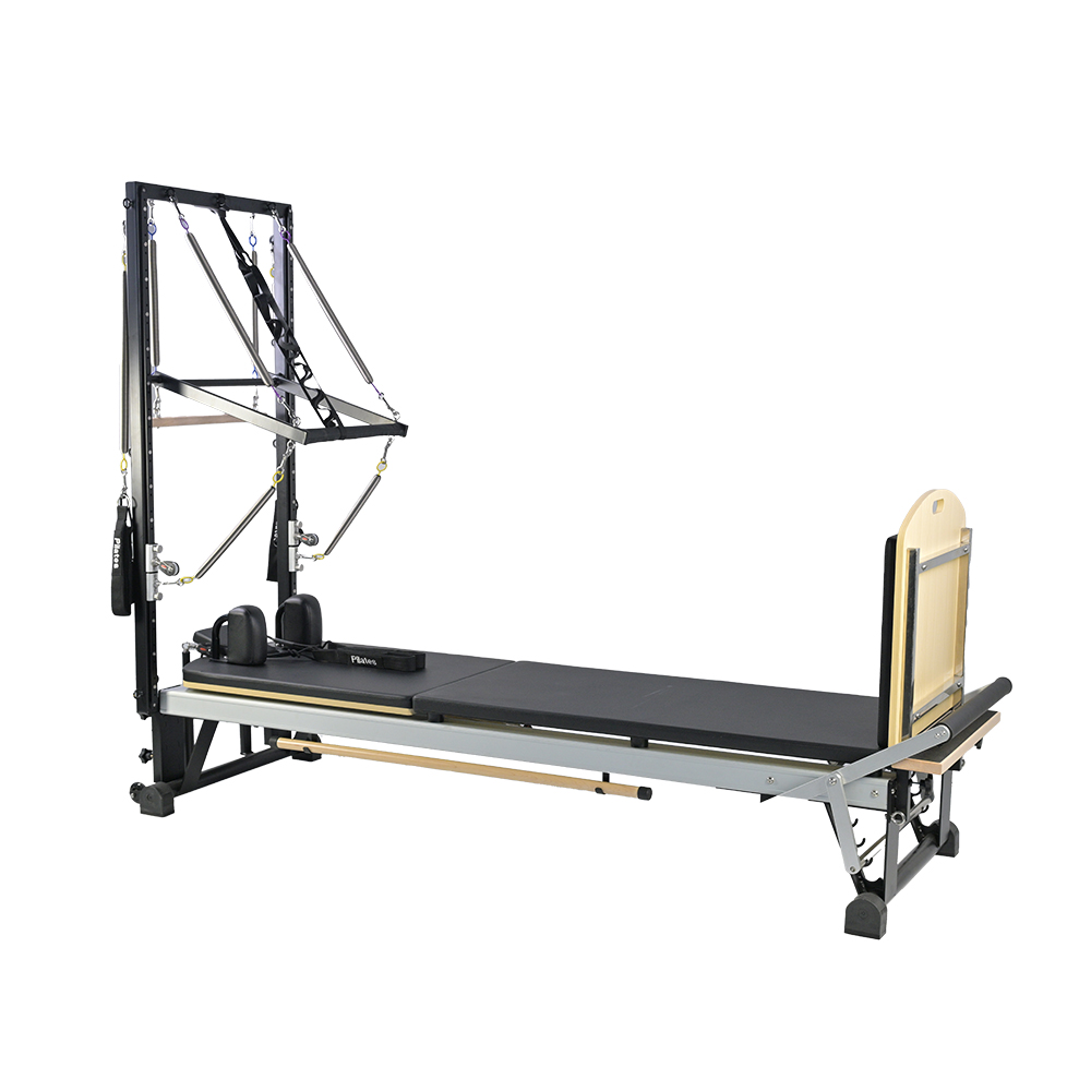 Essence Pilates Reformer – Aluminium Luxury met toren - Afbeelding 1