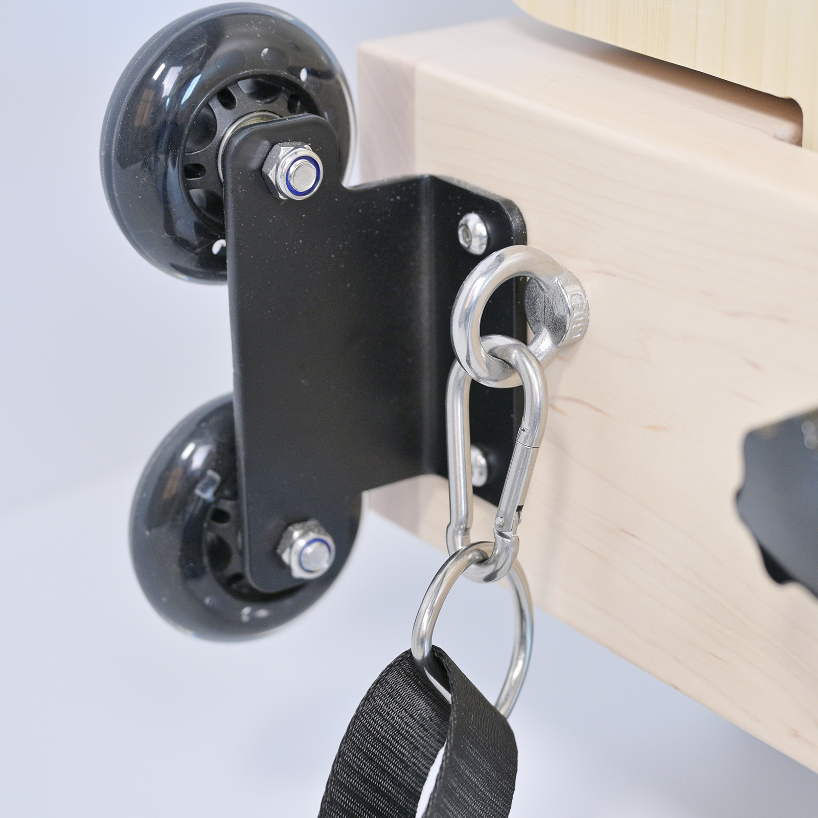 Essence Pilates Reformer - Foldable Maple Black thumbnail 5