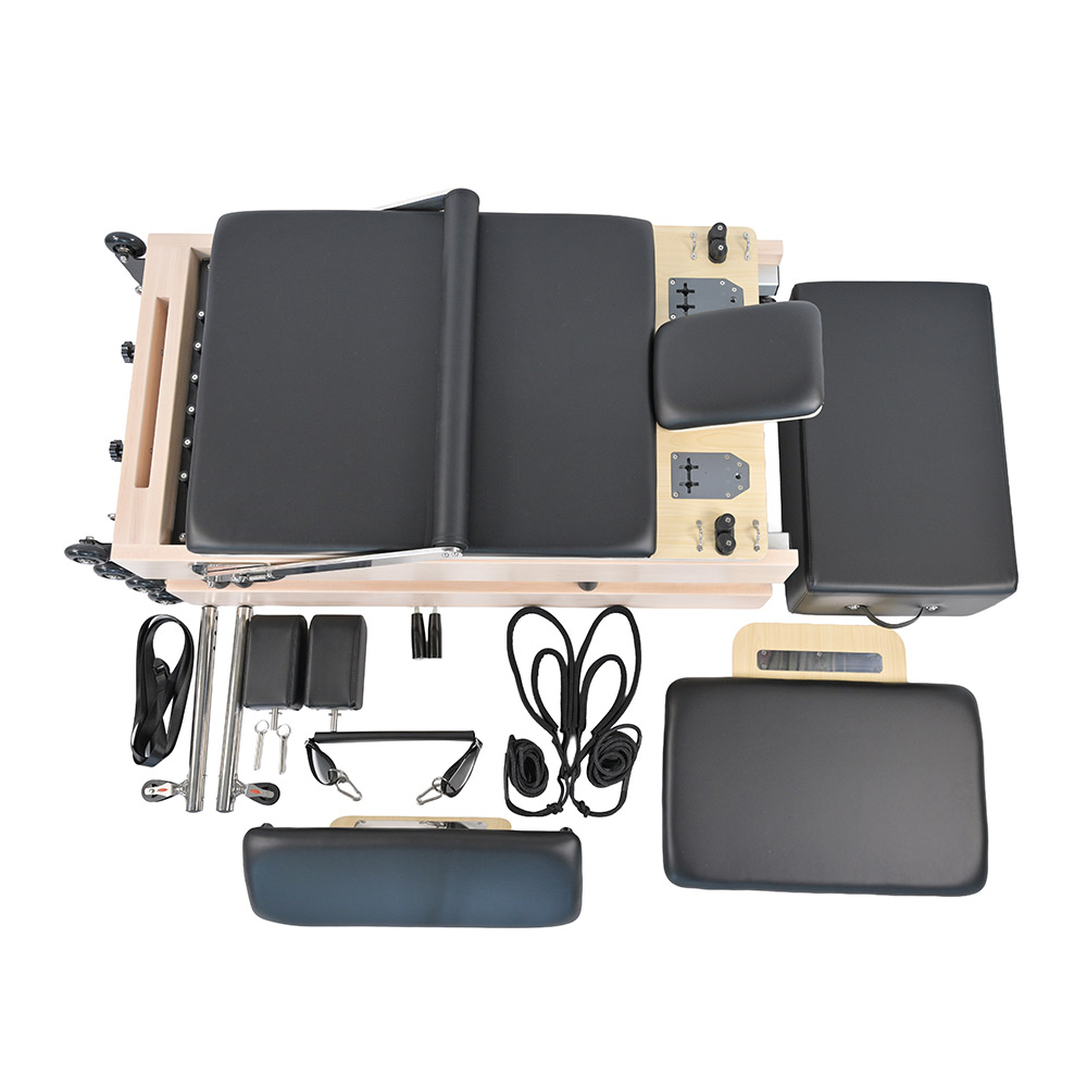 Essence Pilates Reformer - Foldable Maple Black thumbnail 6