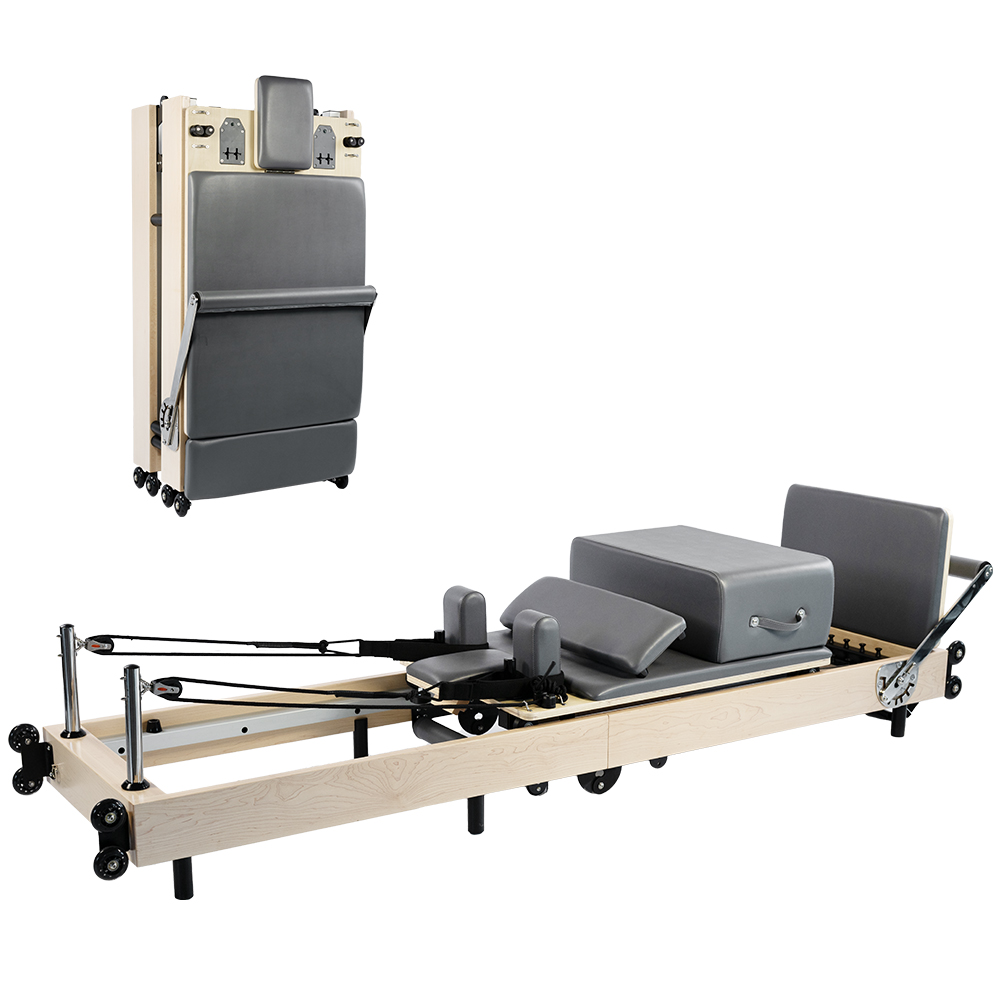 Essence Pilates Reformer - Foldable Grey - Afbeelding 1