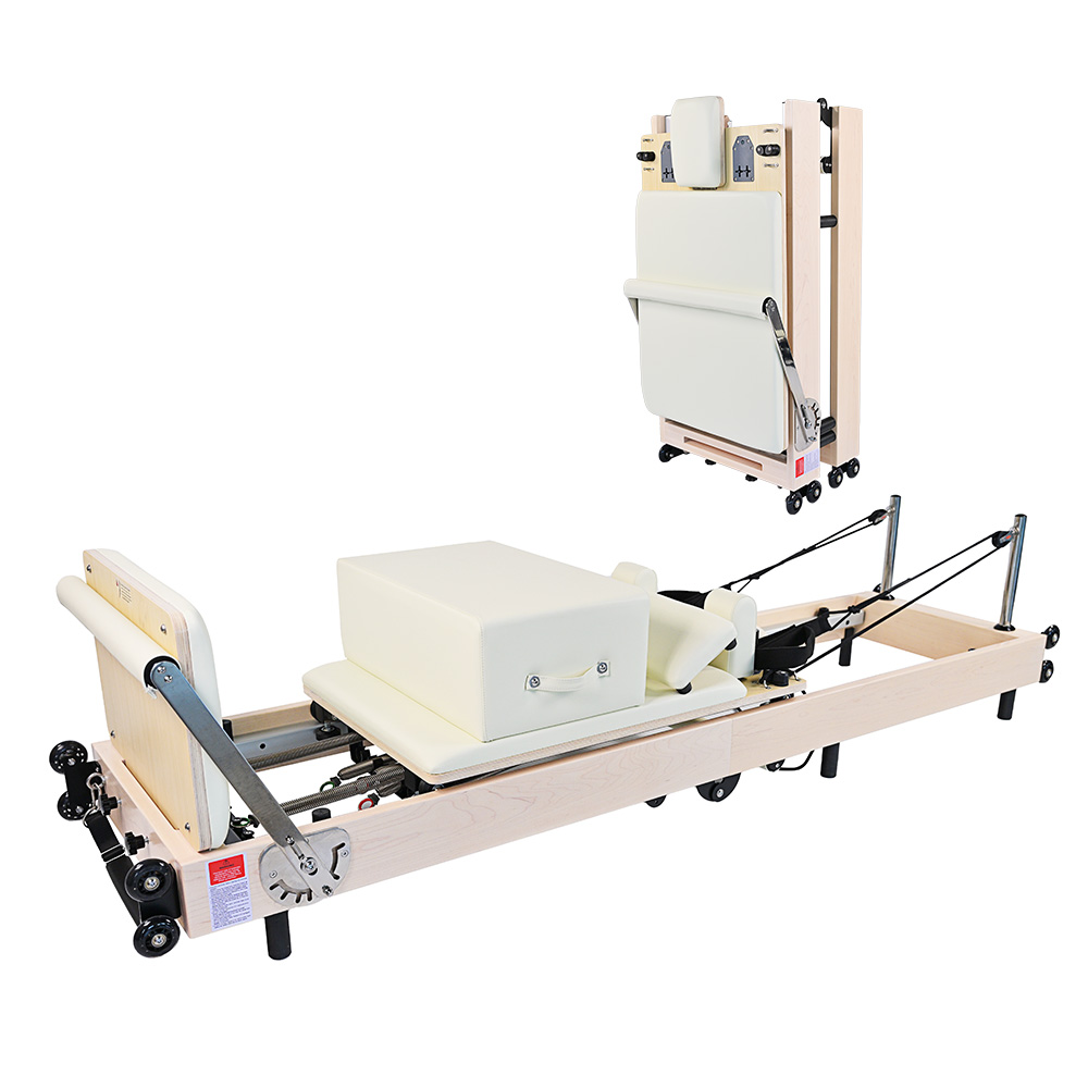 Essence Pilates Reformer - Foldable White - Afbeelding 1