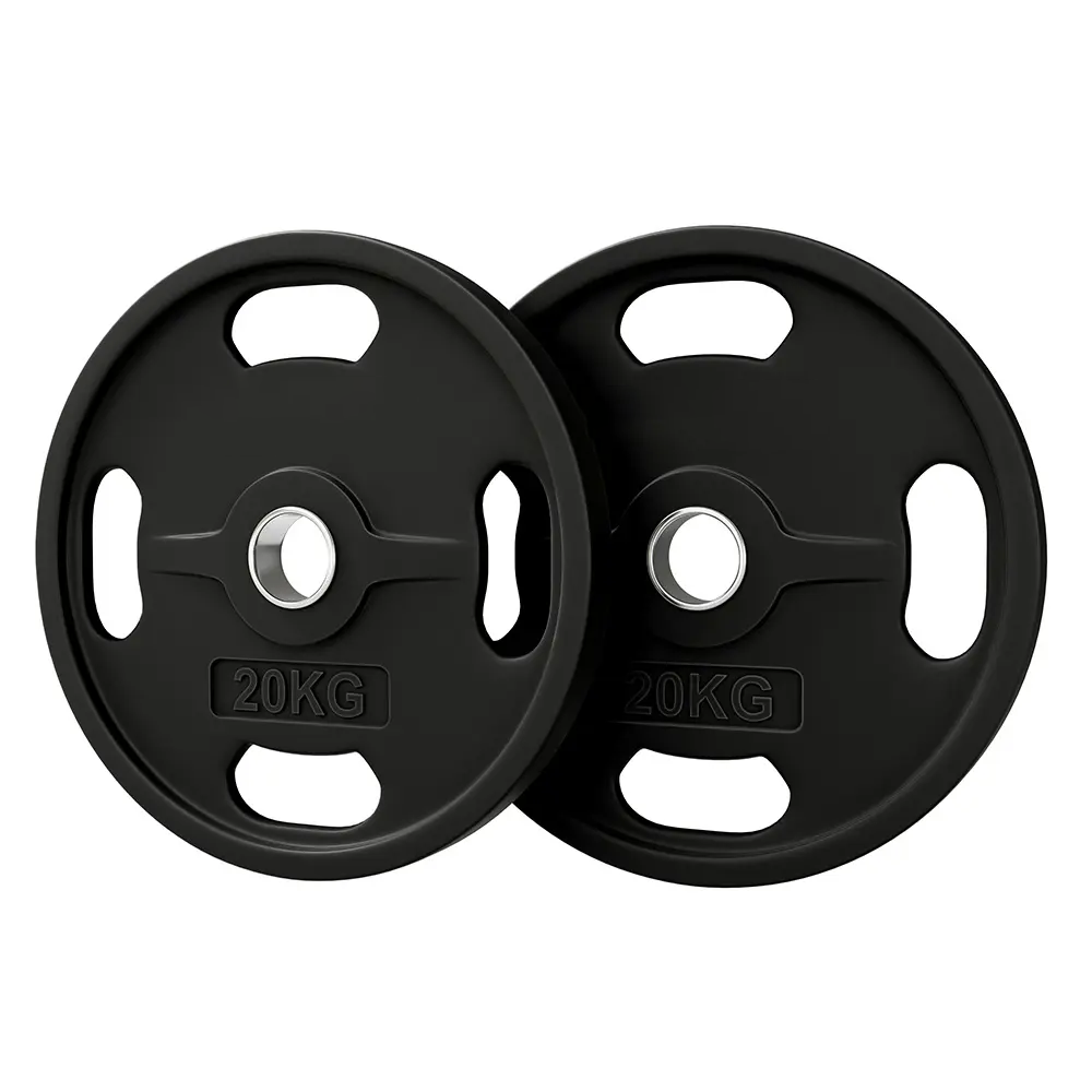 DFX Black Rubber Coated Plate (4-grip) - Afbeelding 1