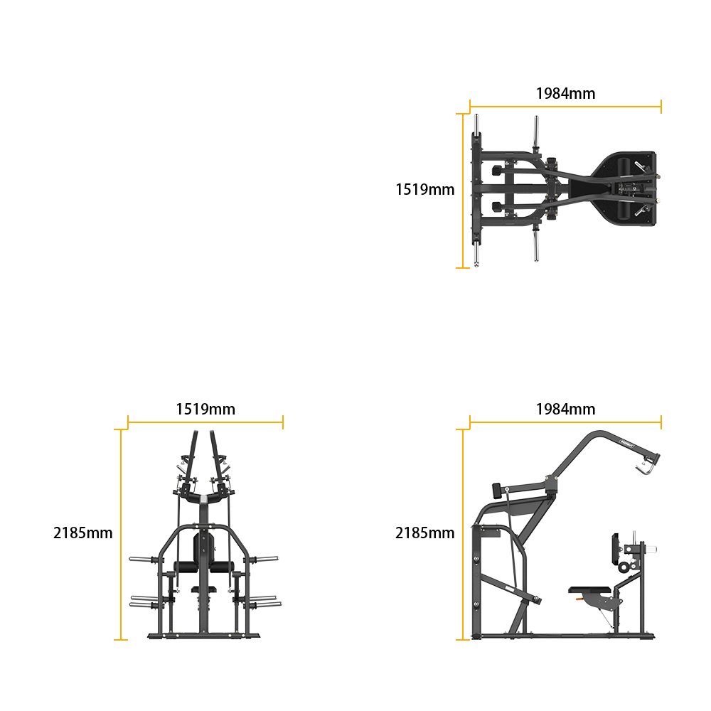 RB Series Seated High Row - Thumbnail 3