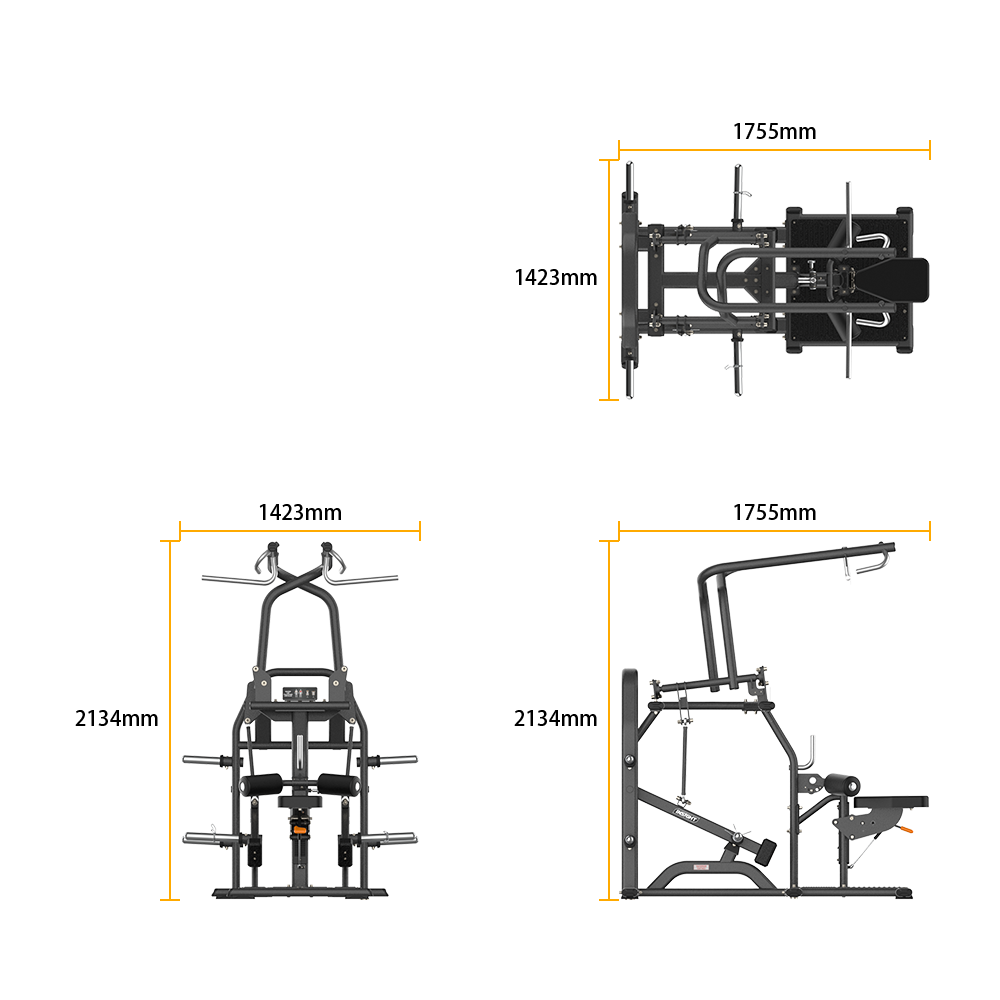 RB Series Seated Lat Pulldown Circular - Thumbnail 4