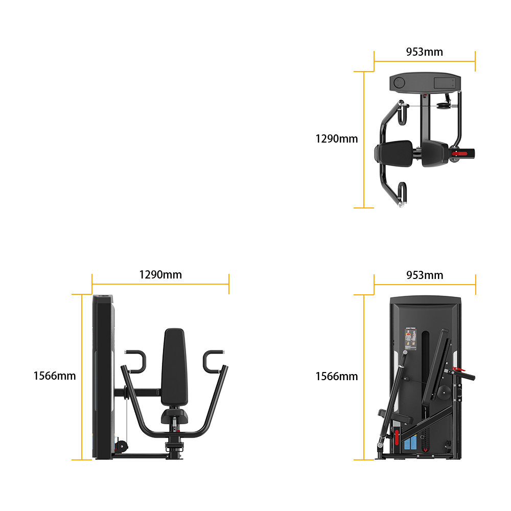 SB50 Series Chest Press - Thumbnail 4