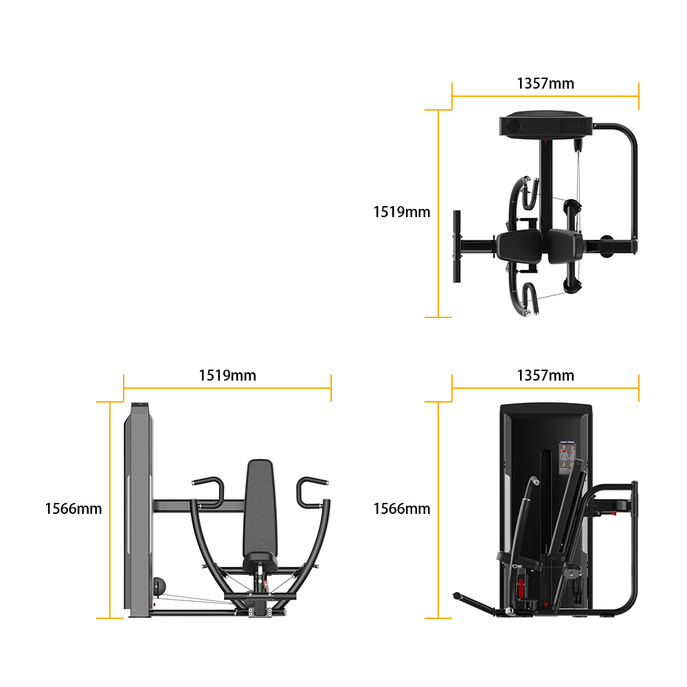 SB50 Series Iso Chest Press - Thumbnail 3