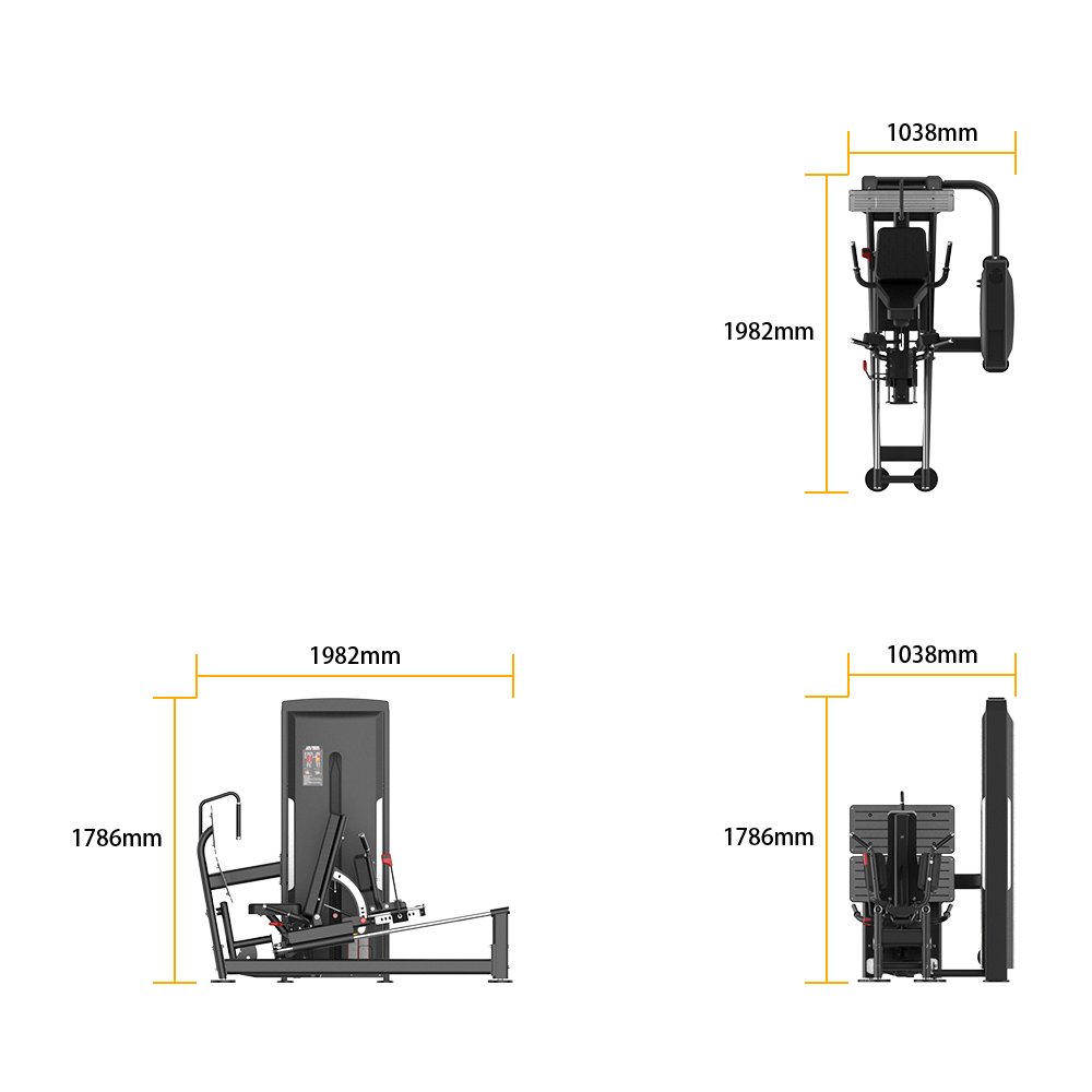 SB50 Series Leg Press / Hacksquat Combi - Thumbnail 3
