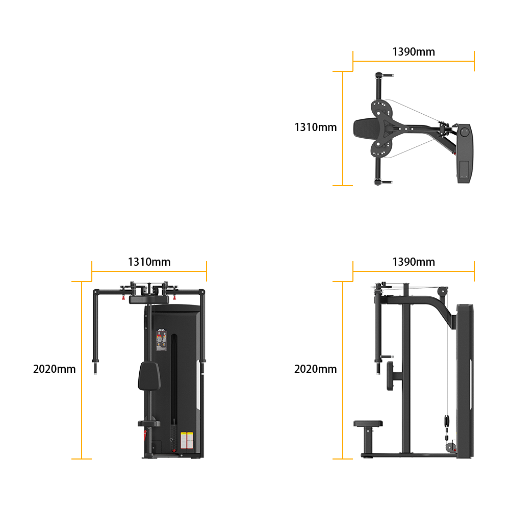 SB50 Series Pectoral / Rear Delt Combi - Thumbnail 4
