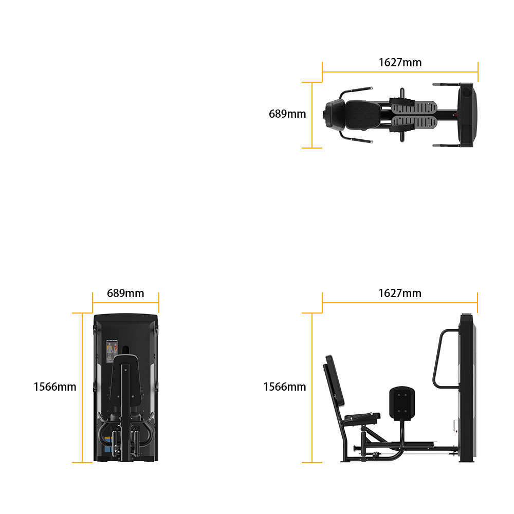 SB50 Series Standing Seated Abductor - Afbeelding 1