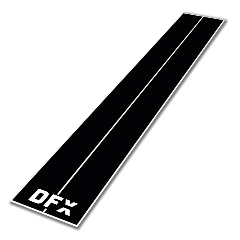 DFX Dual Lane Sprint Track Pro 12,5 × 2 m - Afbeelding 1