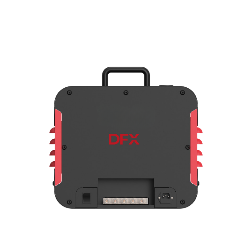 DFX luchtcompressor P110, aanzicht 2