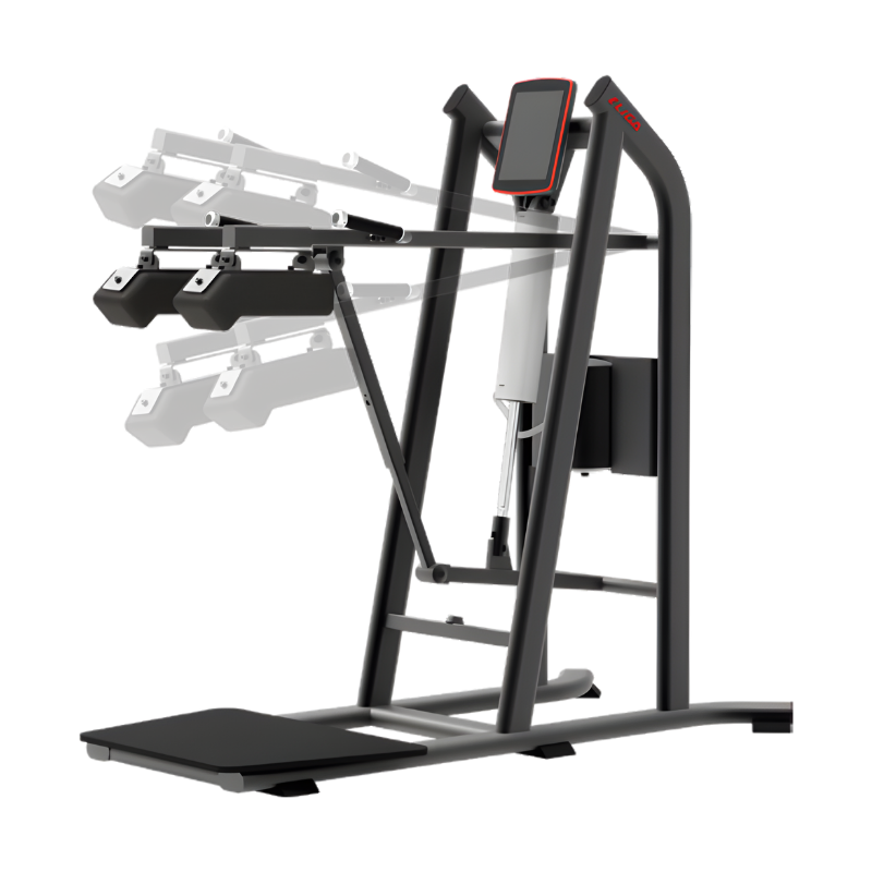DFX Squat T168 pneumatisch krachttoestel, aanzicht 2